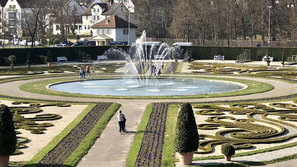 ludwigsburg residential palace and gardens in ludwigburge germany