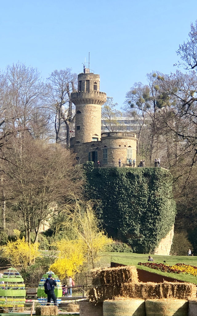 exterior rapunzels tower ludwigsburg palace fairy tale gardens