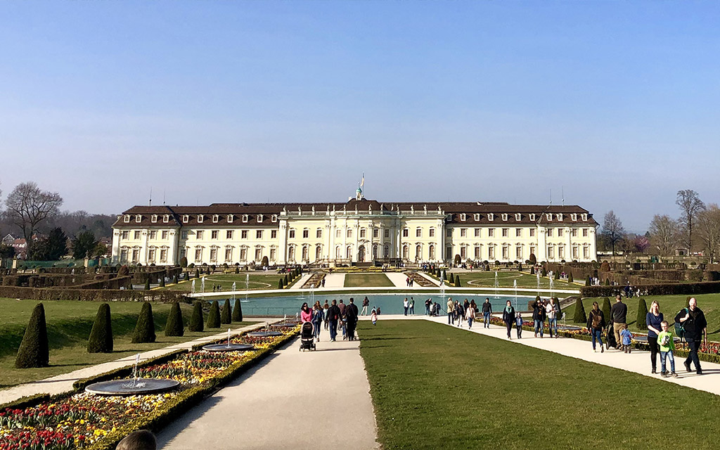 residential palace and garden view ludwigsburg fairy tale gardens 2019