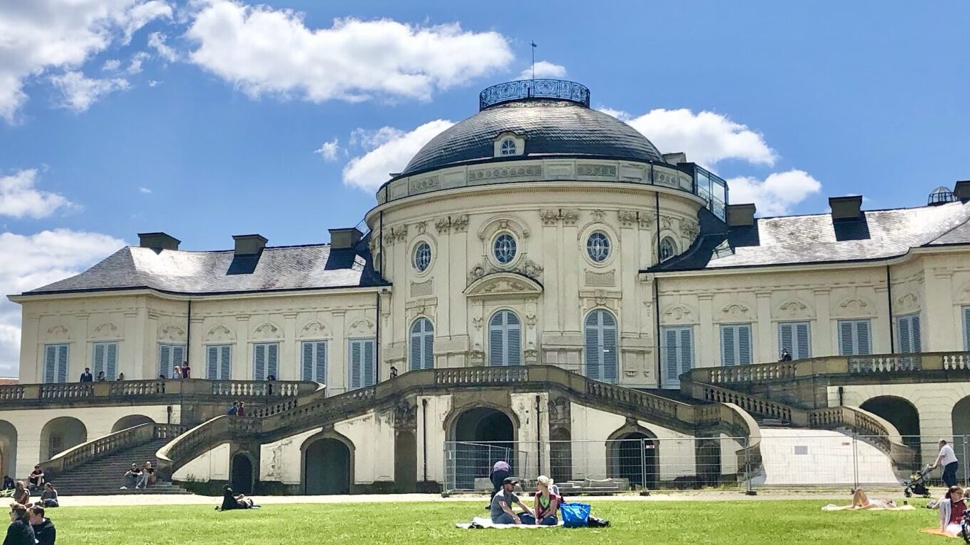 schloss solitude, a historical palace in stuttgart, germany